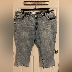 Lane bryant capri jeans plus size 26